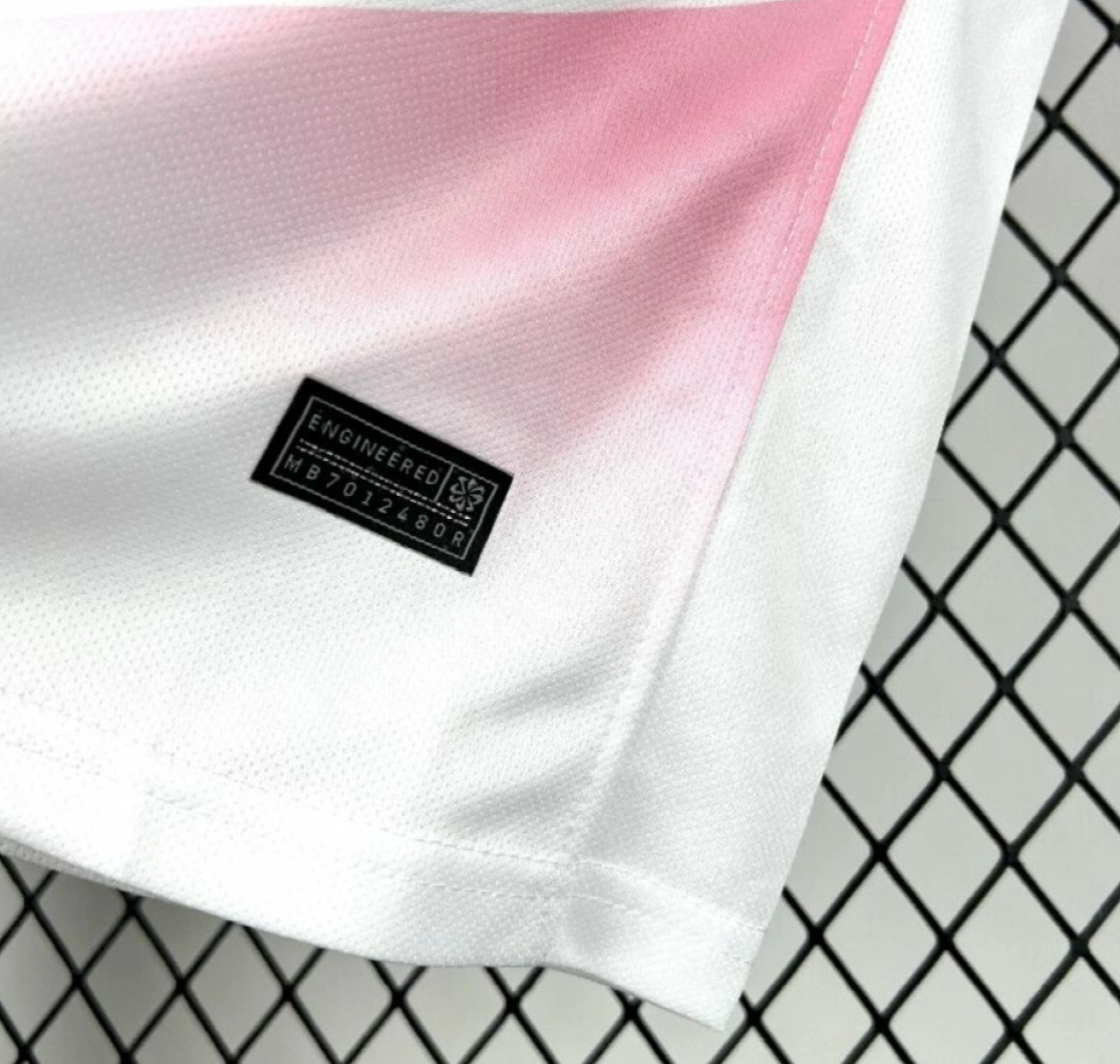 25/26 FC Barcelona Pink with Diagonal Stripe Pattern
