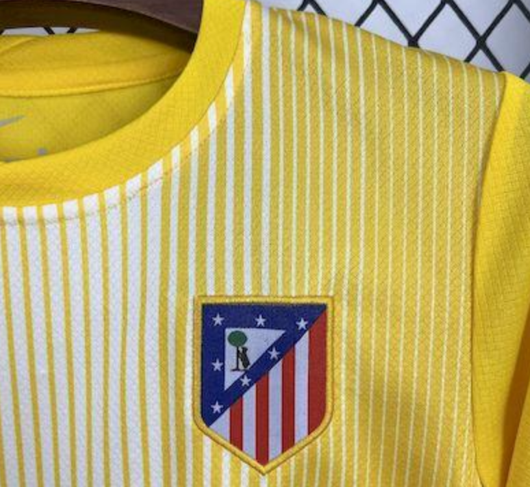 2025/26 Kids Atletico Madrid Yellow Goalkeeper