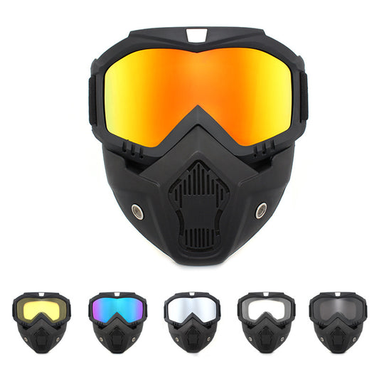 Masque de Protection Rétro Harley avec Lunettes Off-Road