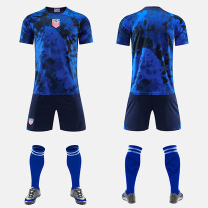 Ensemble de Maillots de Football – Angleterre , USA , Espagne (Domicile et Extérieur)