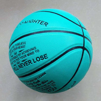 Ballon de Basketball Gravé pour Fils - Cadeau Émotionnel