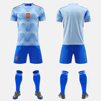 Ensemble de Maillots de Football – Angleterre , USA , Espagne (Domicile et Extérieur)