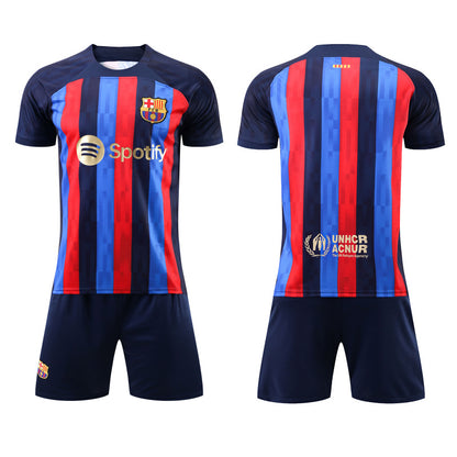 Ensemble de Maillots de Football -  Barcelone , Paris Saint-Germain (Domicile, Exterieur)