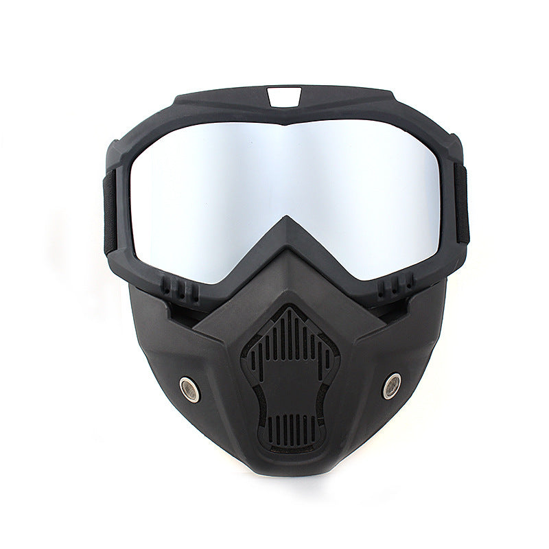 Masque de Protection Rétro Harley avec Lunettes Off-Road