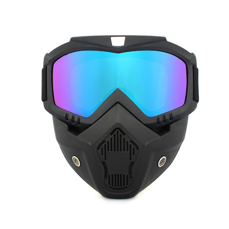 Masque de Protection Rétro Harley avec Lunettes Off-Road