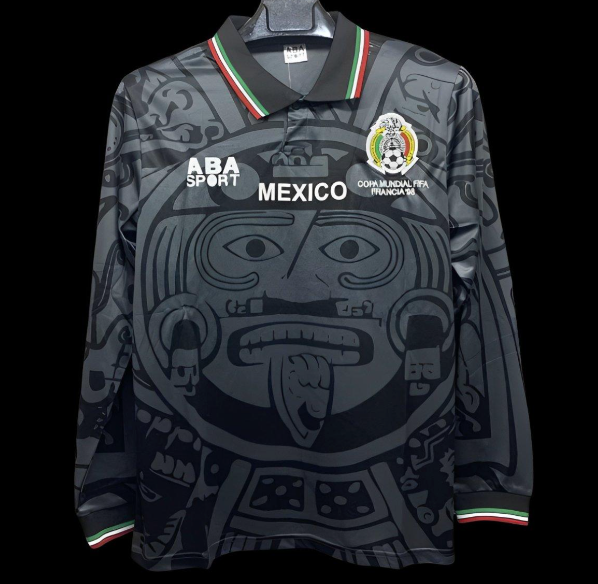 1998 Mexico Third Black Long Sleeve