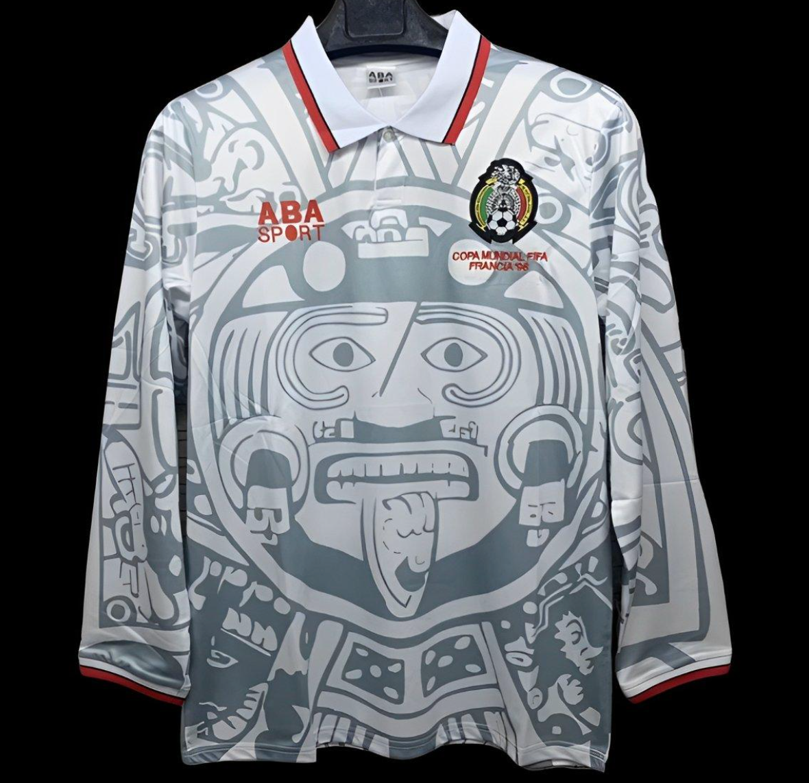 1998 Mexico Away White Long Sleeve