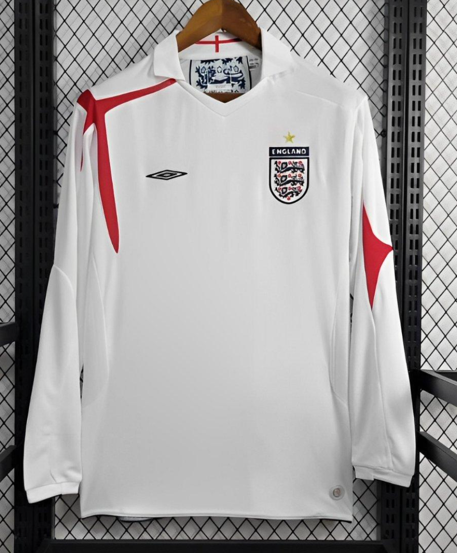 2006 England Home Long Sleeve