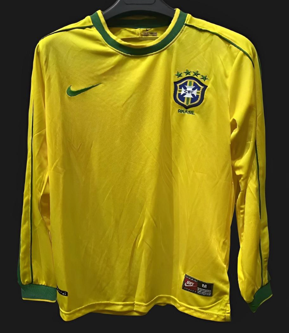 1998 Brazil Home Long Sleeve