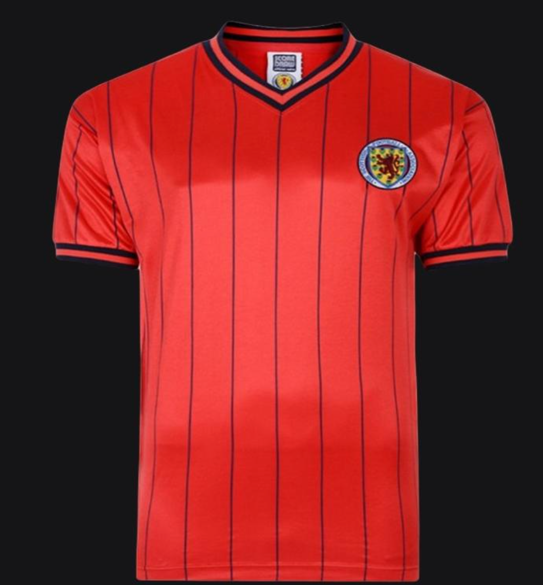 1982 Scotland Away Red