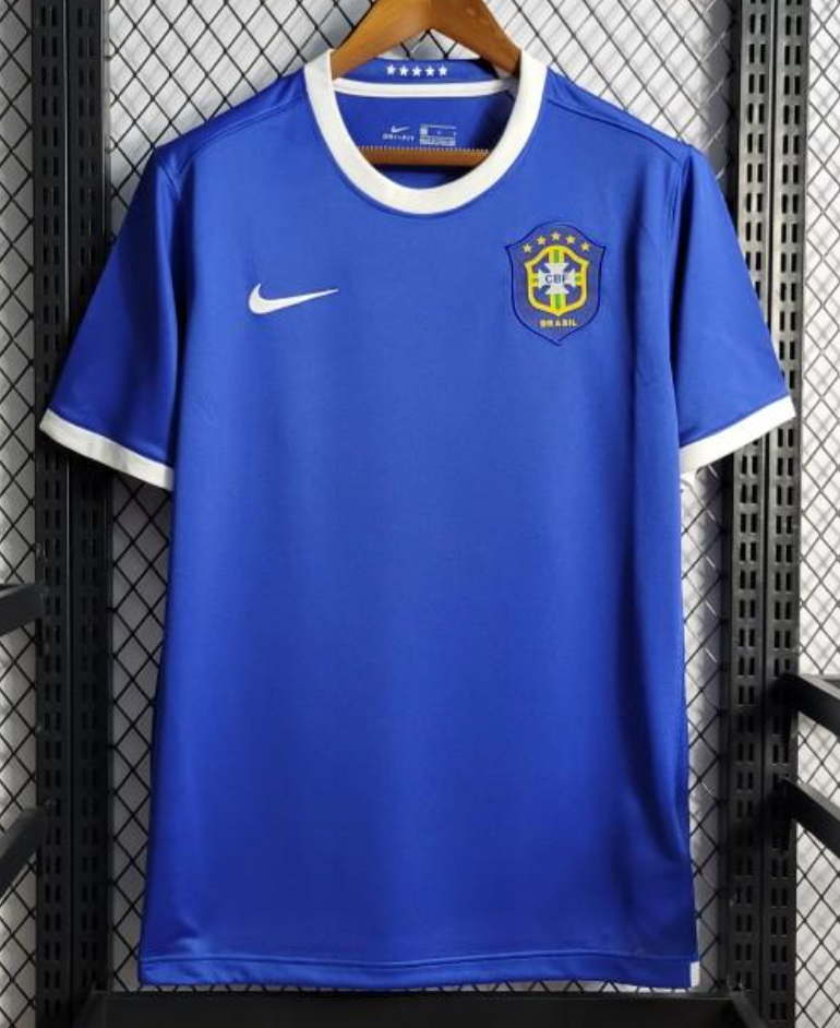 2006 Brazil Away Blue