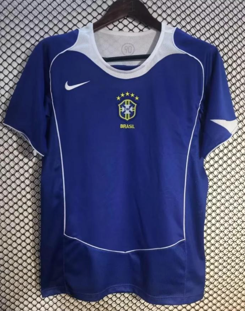 2004 Brazil Away Blue