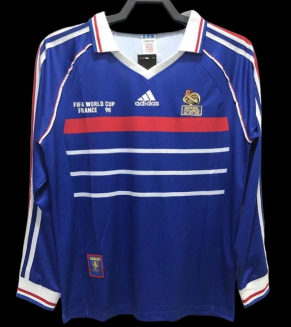 1998 Long Sleeve France Home/Patch