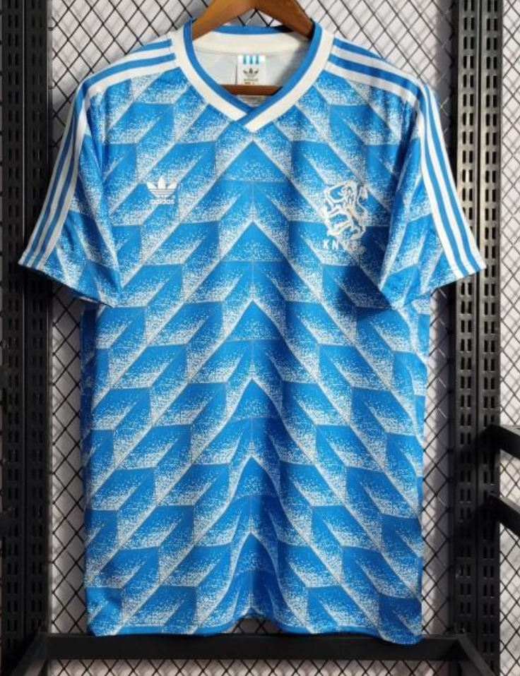 1988 Netherlands Away Blue