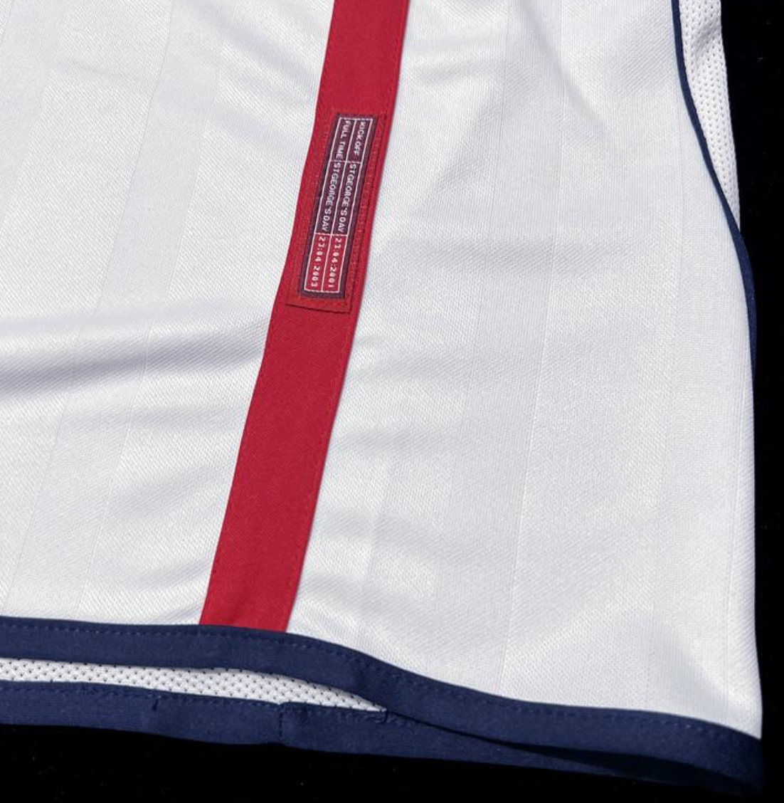 2002 England Home Long Sleeve