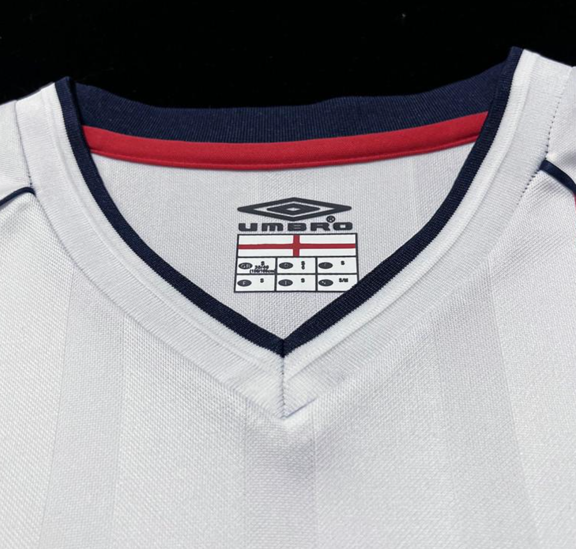 2002 England Home Long Sleeve