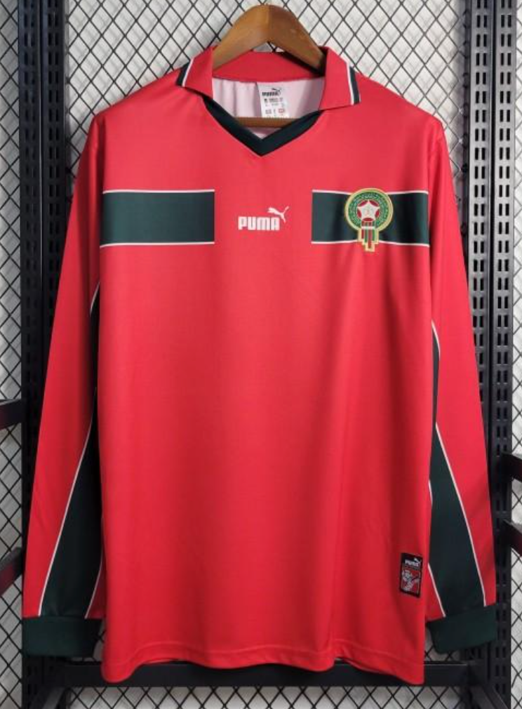1998 Morocco Long Sleeve Third Red