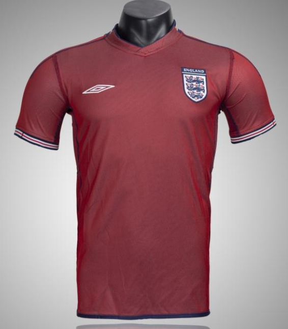 2002 England Away Reversible (Red/Navy)