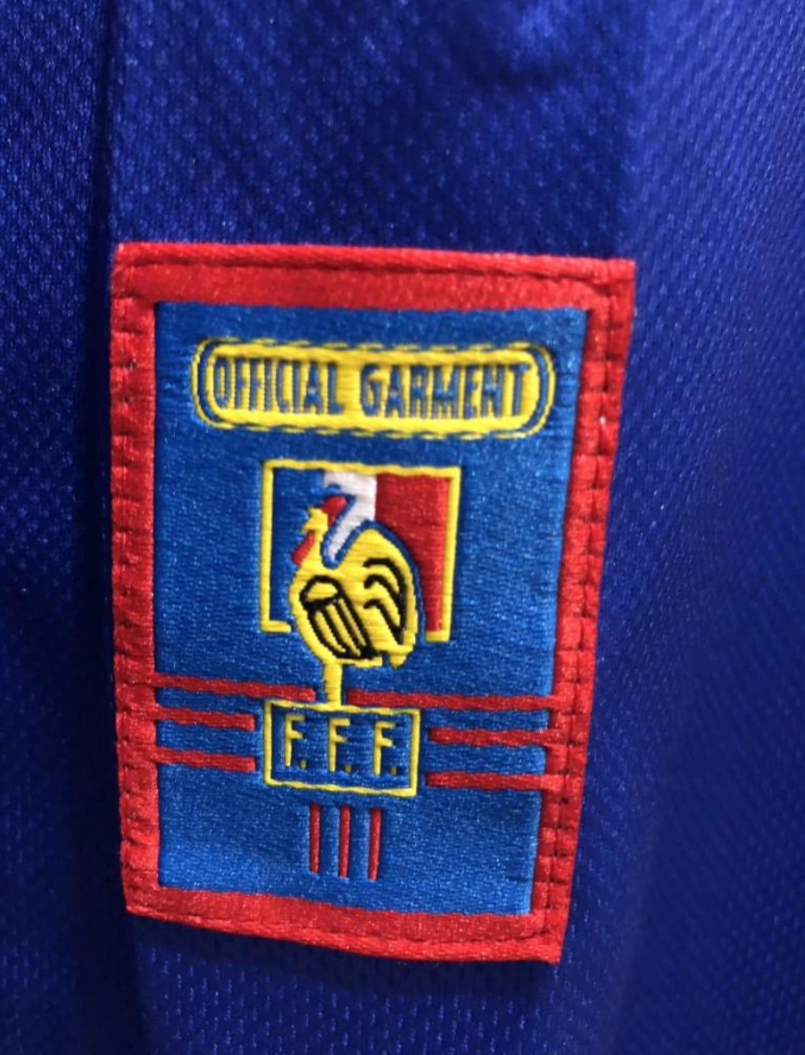 1998 Long Sleeve France Home/Patch