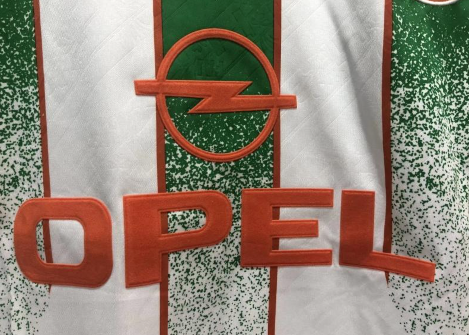 1994 Ireland Away White With OPEL Sponsor