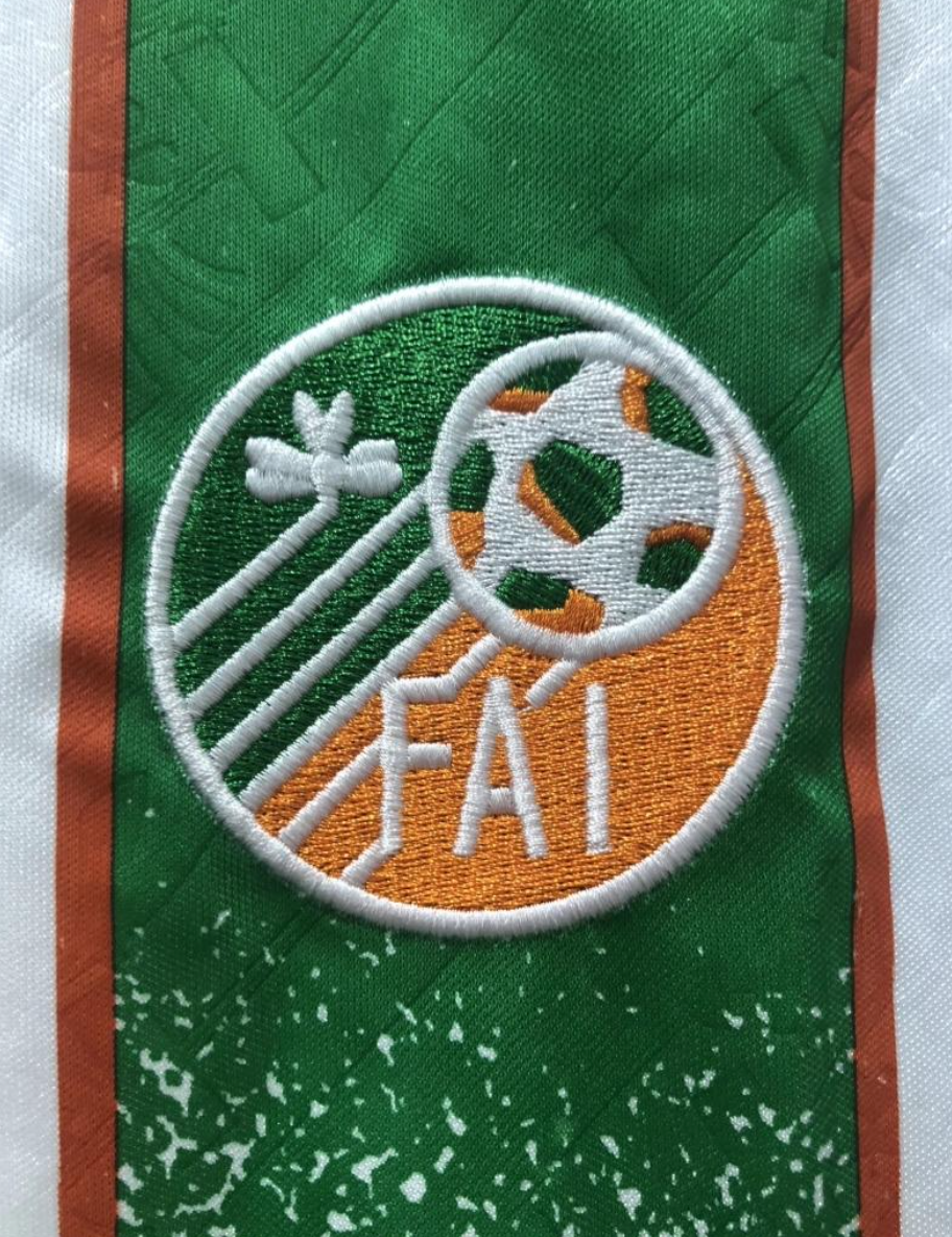 1994 Ireland Away White With OPEL Sponsor