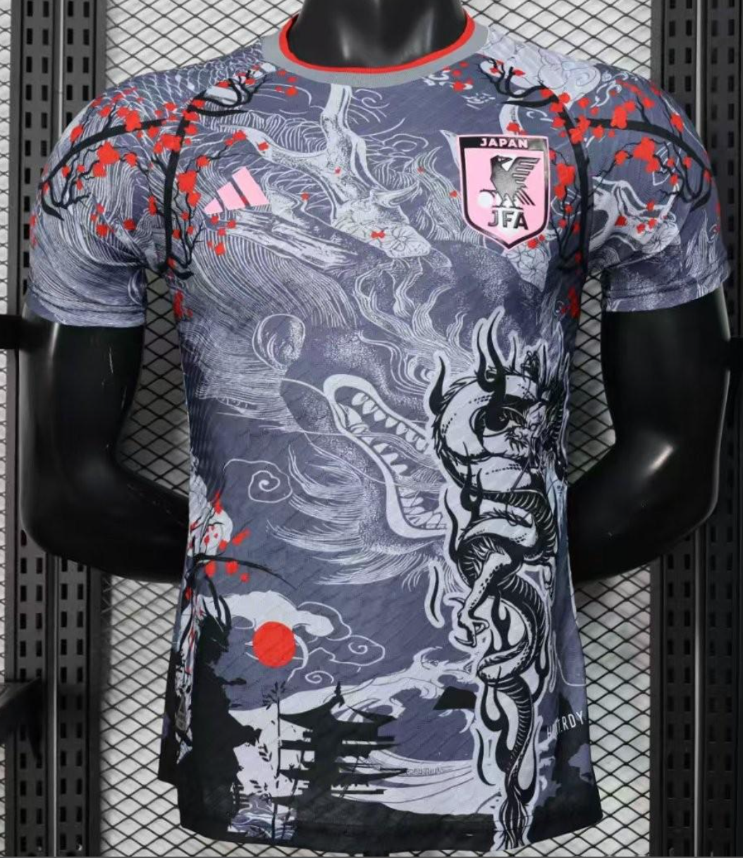 Player Version 2025 Japan Gray with Traditional Dragon and Cherry Blossom