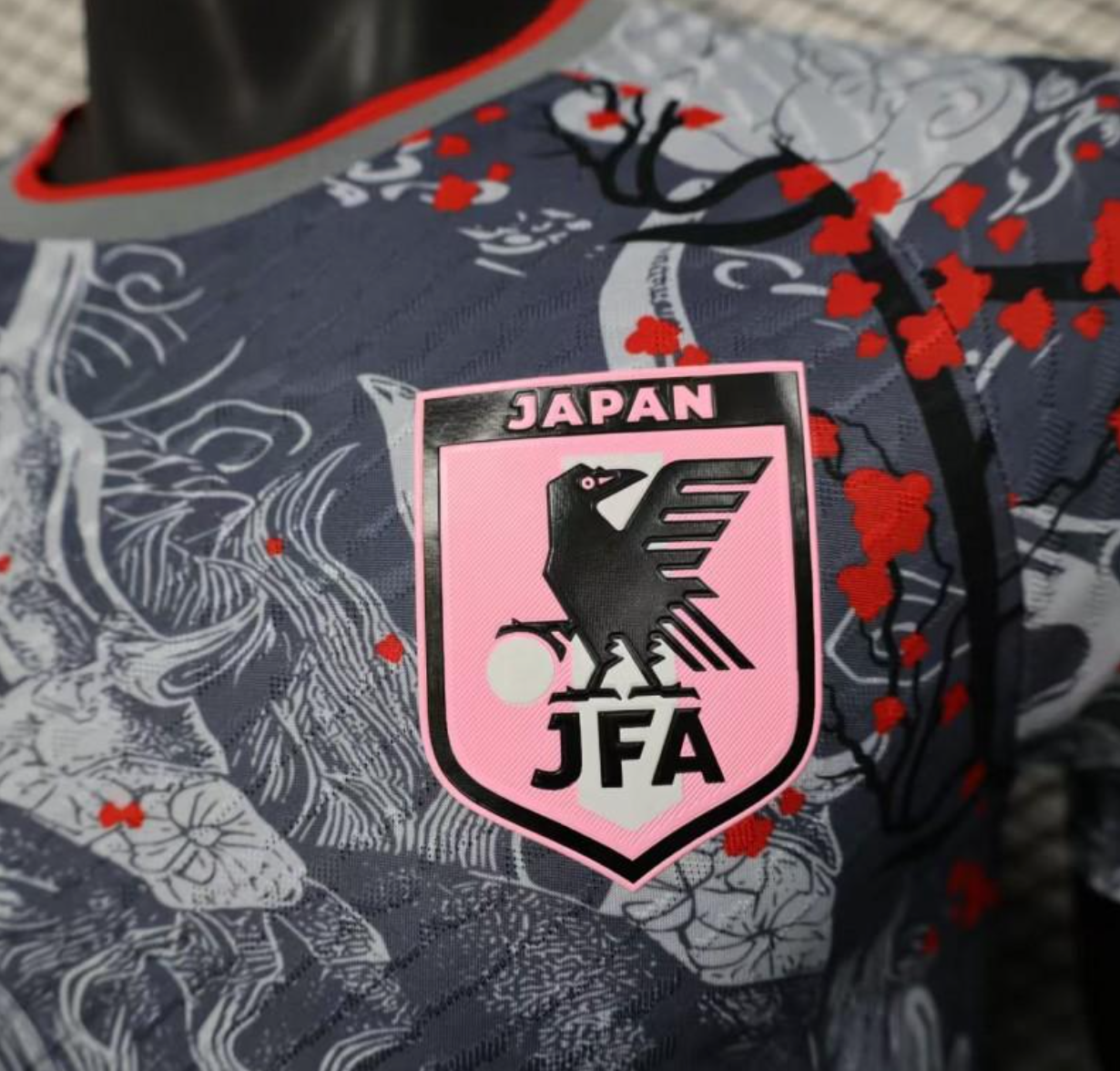 Player Version 2025 Japan Gray with Traditional Dragon and Cherry Blossom