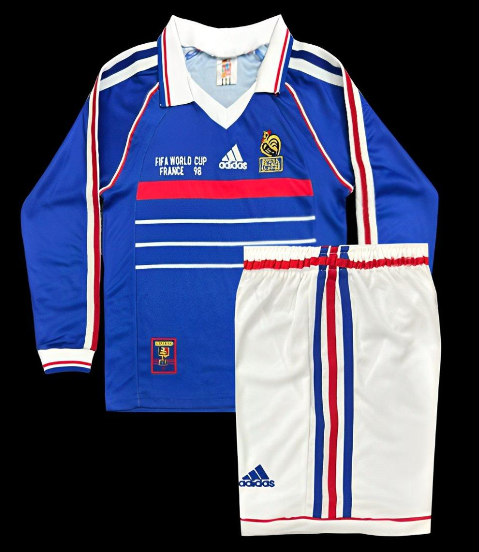 1998 Kids France Home Long Sleeve