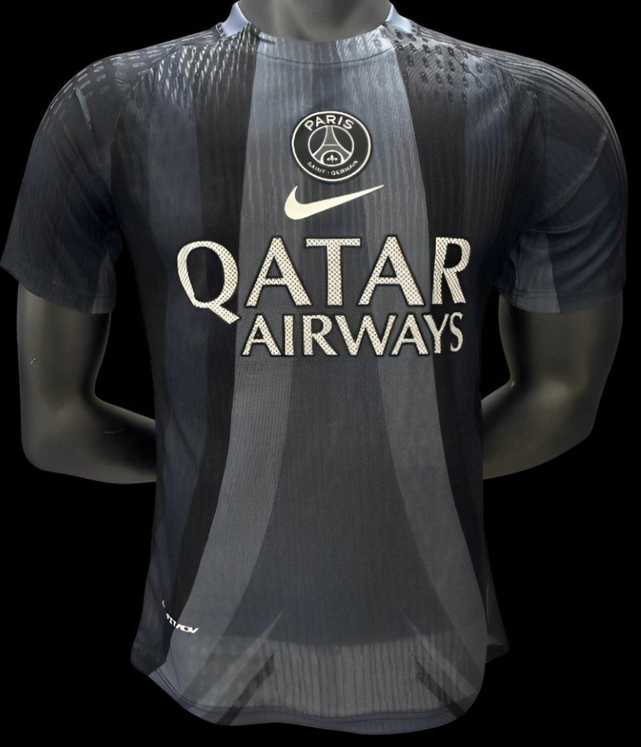 25/26 PSG Black with Vertical Stripe