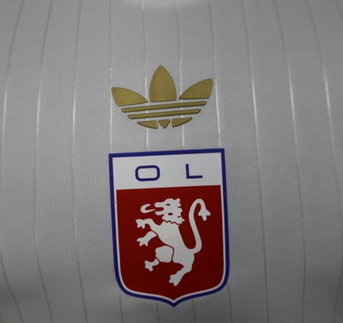 25/26 Olympique Lyonnais Lyon White 50Th Anniversary