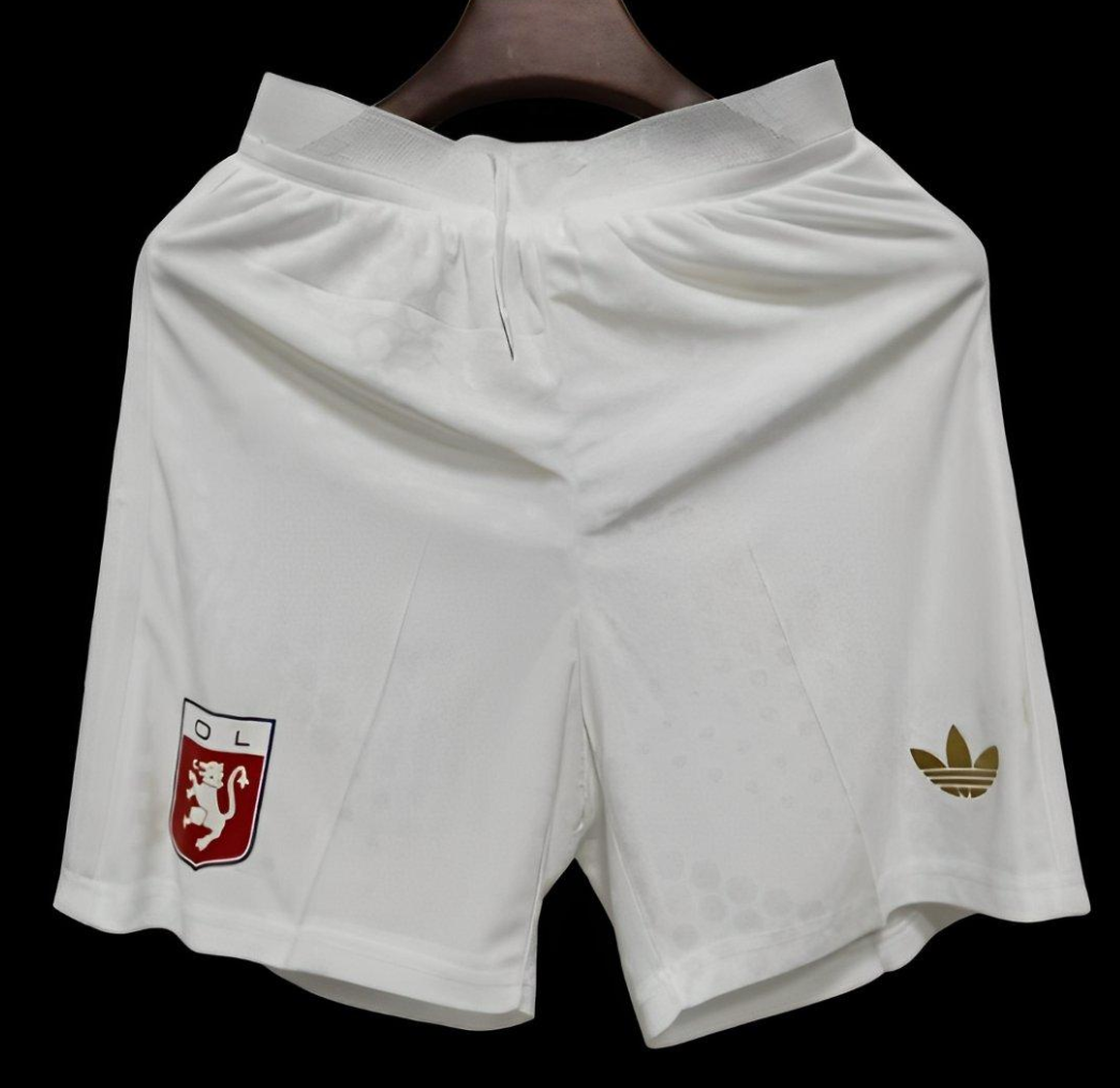 25/26 Maillot +Short OL White 50Th Anniversary