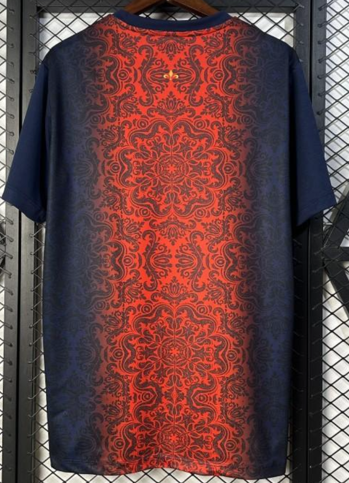 25/26 PSG Paris Saint-Germain Navy with Red Ornate