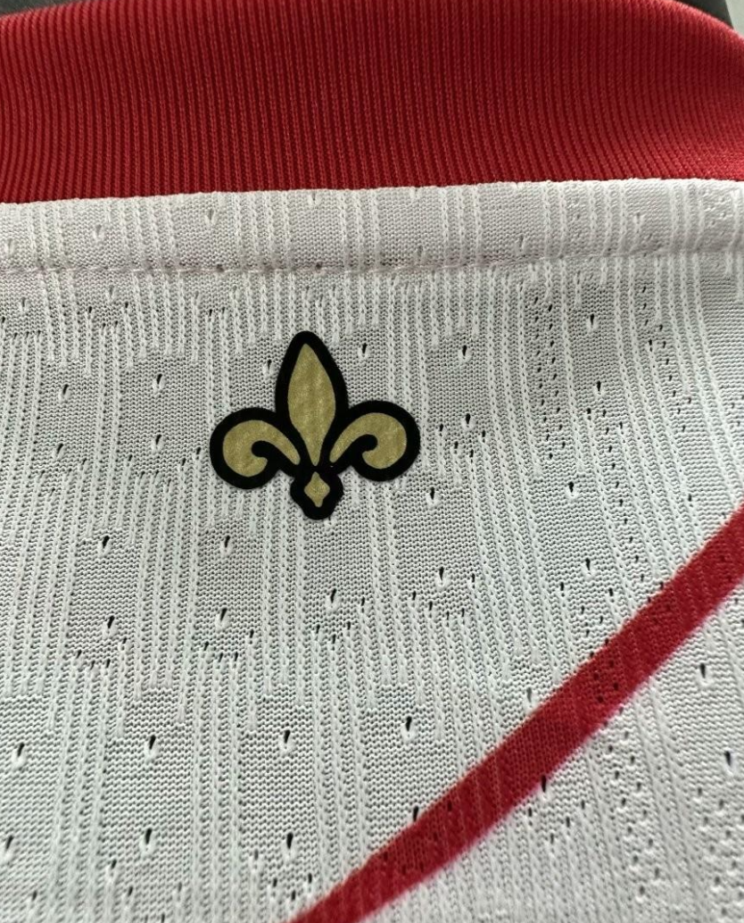 25/26 PSG White with Abstract Red Lines