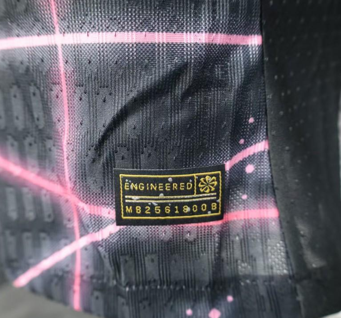 25/26 PSG Black with Neon Geometric