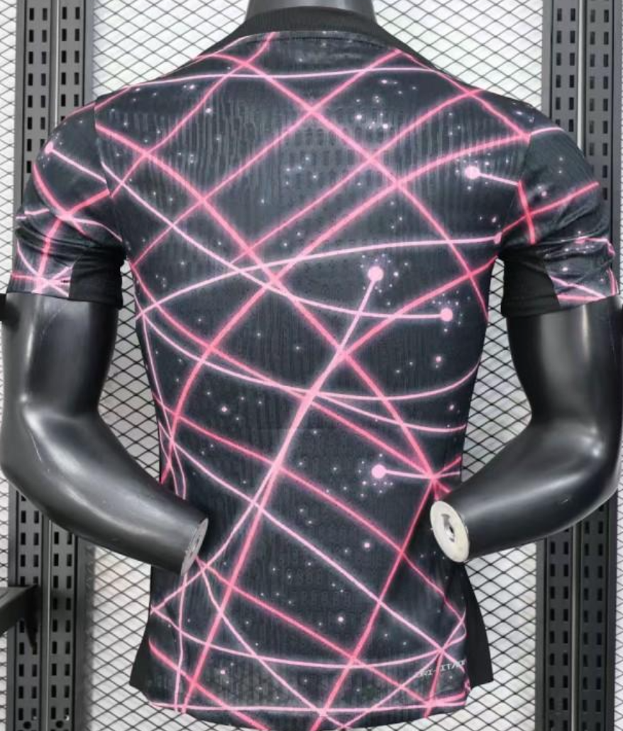 25/26 PSG Black with Neon Geometric