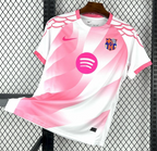 25/26 FC Barcelona Pink with Diagonal Stripe Pattern