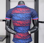 25/26 FC Barcelona Navy Blue with Red and Blue Abstract