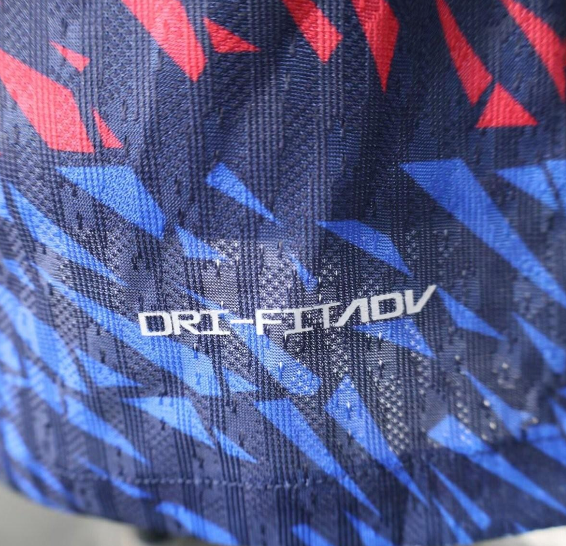 25/26 FC Barcelona Navy Blue with Red and Blue Abstract