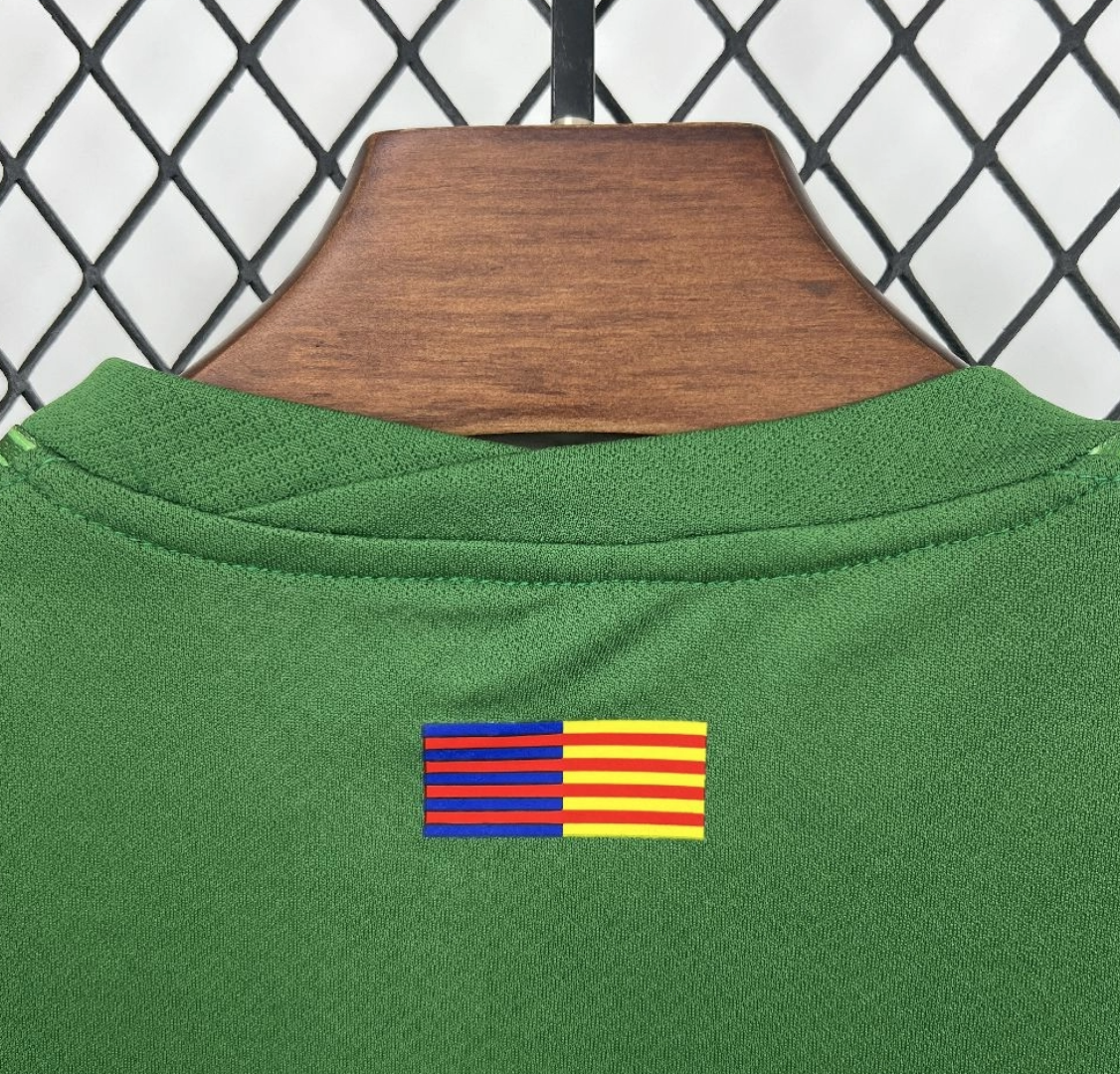 2025/26 Kids Barcelona Goalkeeper Green Kit