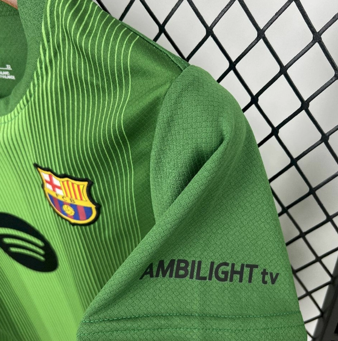 2025/26 Kids Barcelona Goalkeeper Green Kit