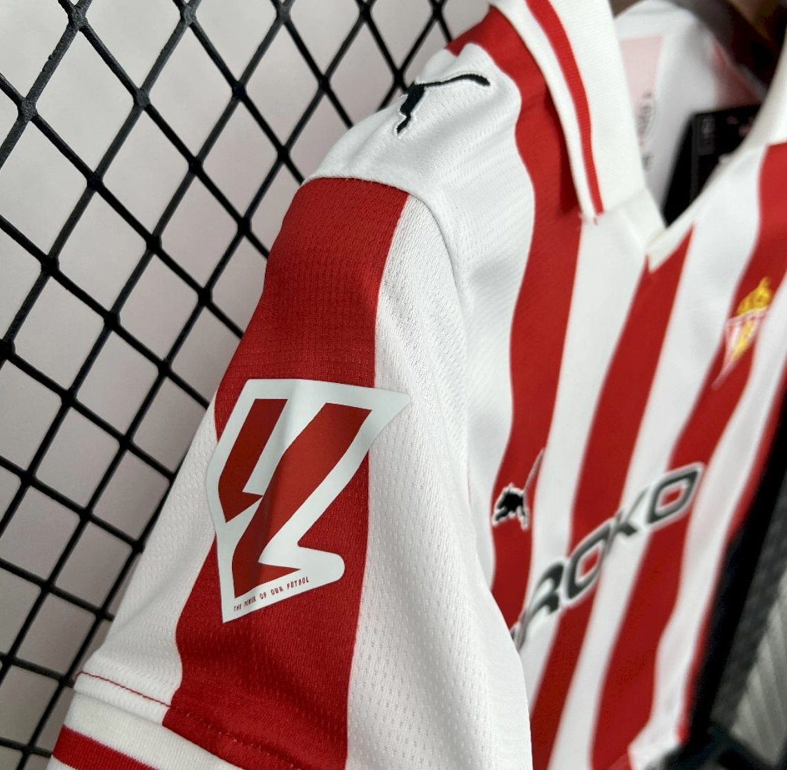 2025/26 Kids Sporting De Gijon Home Kit