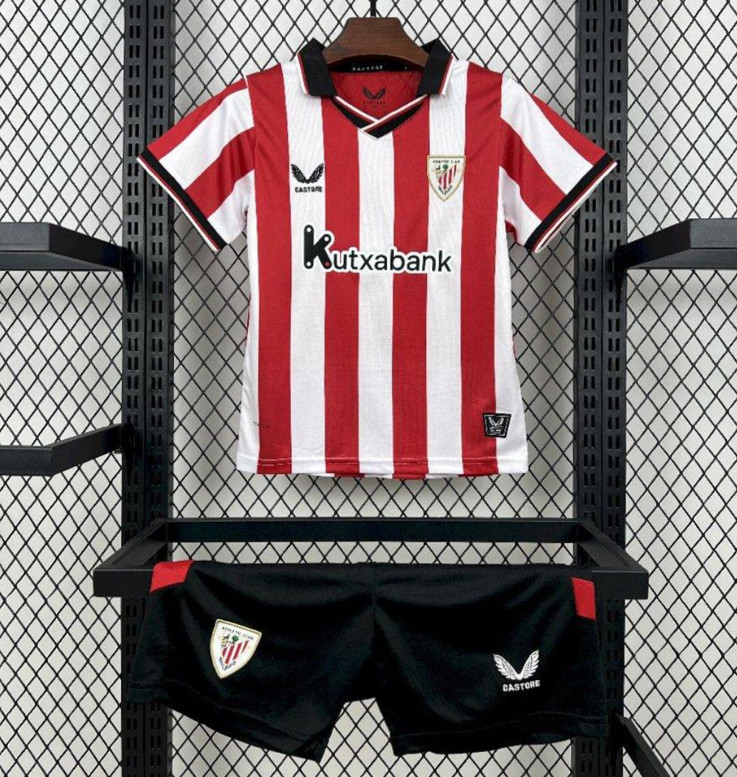 2025/26 Kids Athletic Bilbao Home Kit