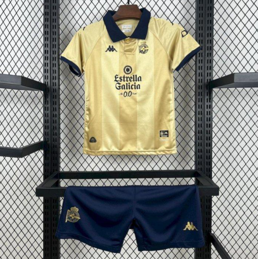 2025/26 Kids Deportivo De La Coruna 25th Anniversary Edition