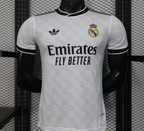 25/26 Real Madrid White with Geometric Pattern