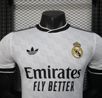 25/26 Real Madrid White with Geometric Pattern