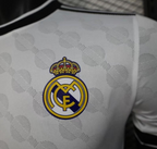 25/26 Real Madrid White with Geometric Pattern