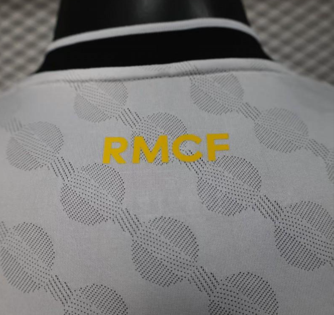 25/26 Real Madrid White with Geometric Pattern