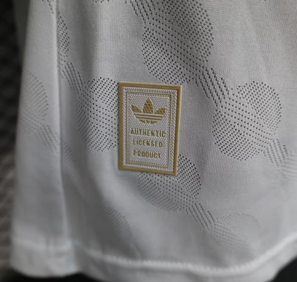 25/26 Real Madrid White with Geometric Pattern