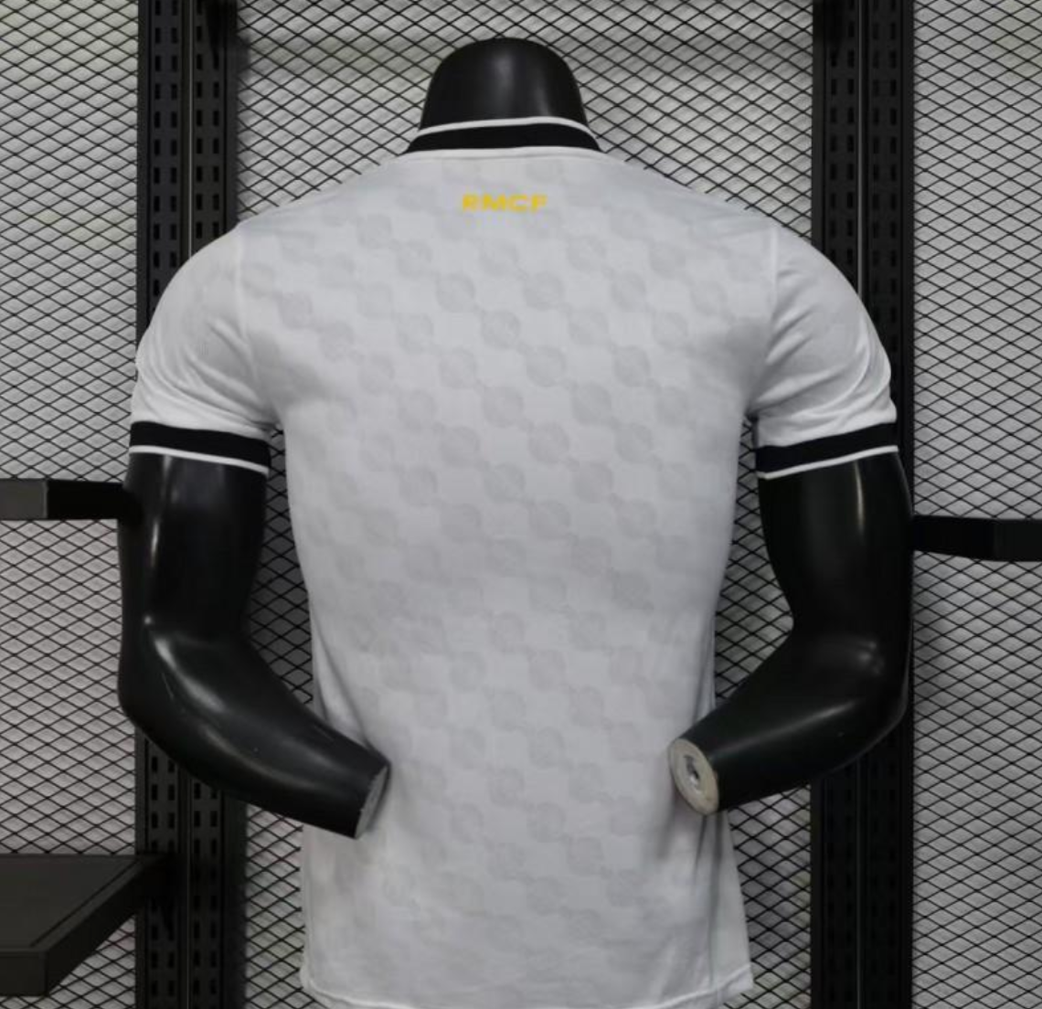 25/26 Real Madrid White with Geometric Pattern