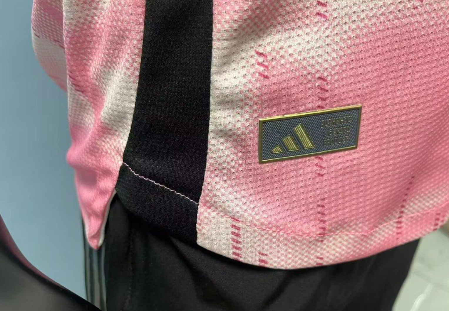 25/26 Real Madrid Pink with Abstract Camouflage Pattern